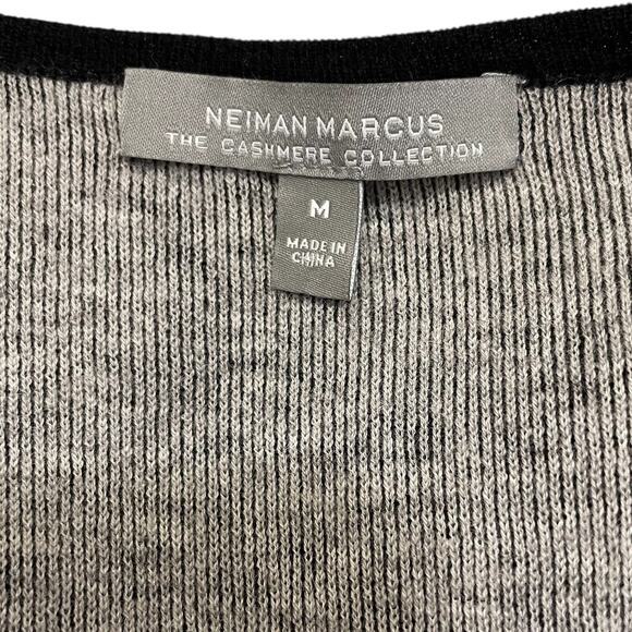Neiman Marcus Cashmere Blend Open Cardigan Sweater Size  Medium Quiet Luxury - Picture 13 of 14